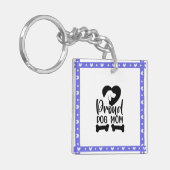 ミニマル「犬のムーム」アクリル酸キーチェーン キーホルダー (正面左)