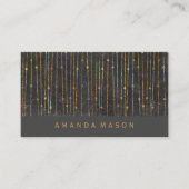 ミニマル |矢印パターン 名刺 (正面)