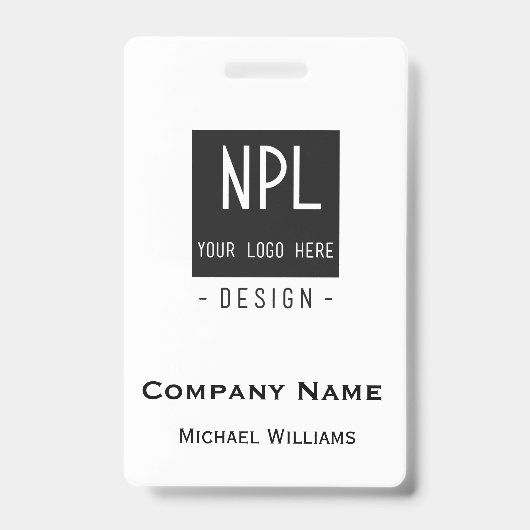 ミニマル，社名 バッジ (正面)