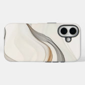 ミニマル | 繊細なリーフと分岐のスケッチ Case-Mate iPhoneケース (裏面 (横))