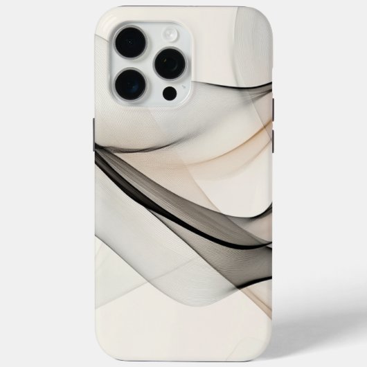 ミニマル | 繊細なリーフと分岐のスケッチ Case-Mate iPhoneケース (裏面)