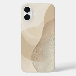 ミニマル 繊細なリーフと分岐のスケッチ iPhone 16 PLUSケース