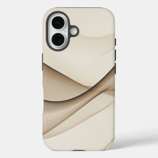 ミニマル | 繊細なリーフと分岐のスケッチ iPhone 16ケース