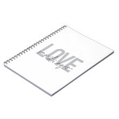 ミニマル,都市,カッコいいデザインラブサンディエゴ ノートブック (左側)