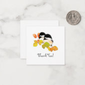 ミニマル《鳥》アメリカゴガラサンキューノートカード ノートカード (正面/裏面インサイチュ)