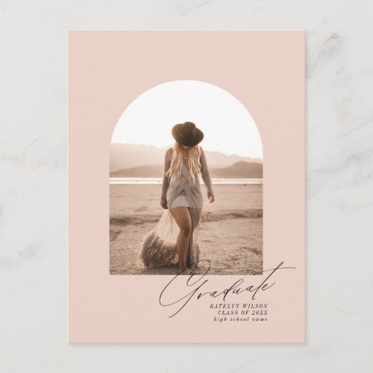 ミニマルArch Photo Grad発表 案内ポストカード (正面)