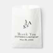 ミニマルBWモノグラム山花結婚の フェイバーバッグ (正面)