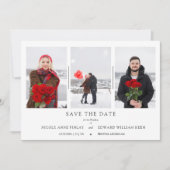 ミニマルCollage 3写真カップル結婚の婚約した数 (正面)