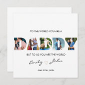 ミニマルDADDYフォトコラージュお父さんの日 (正面/裏面)