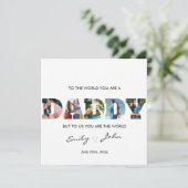 ミニマルDADDYフォトコラージュお父さんの日 (スタンド正面)