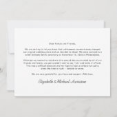 ミニマルElopment Nowパーティー後写真結婚 (裏面)