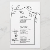 ミニマルFoliage Archの結婚イベント (正面)