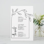 ミニマルFoliage Archの結婚イベント (スタンド正面)