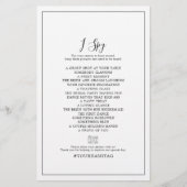 ミニマルIスパイの結婚フォトスカベンジャー狩りゲーム チラシ (正面)