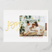 ミニマルJoyフォト金ゴールド 箔シーズンカード (正面)