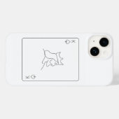 ミニマルK Case-Mate iPhoneケース (裏面 (横))