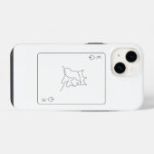 ミニマルK iPhoneケース (裏面横)