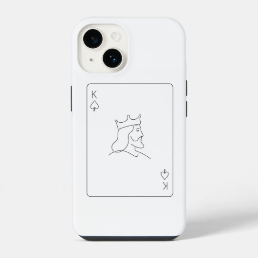 ミニマルK iPhoneケース (裏面)