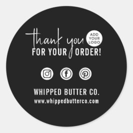 ミニマルLOGOご注文ありがとうございます ラウンドシール