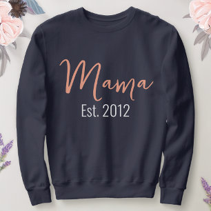 ミニマルMAMA Est年マザー記念 スウェットシャツ