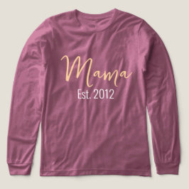 ミニマルMAMA Est年マザー記念 トライブレンドTシャツ