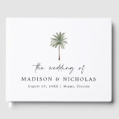 ミニマルPalm Tree Photo結婚's ゲストブック (正面)