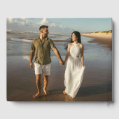 ミニマルPalm Tree Photo結婚's ゲストブック (裏面)