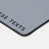 ミニマルPlain Light Grayモダンロゴを追加 デスクマット (コーナー)