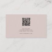 ミニマルQRコードプロフェッショナル 名刺 (裏面)