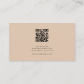 ミニマルQRコードプロフェッショナル 名刺 (裏面)