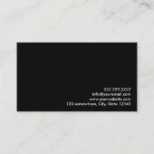 ミニマルQRコードボーカリスト 名刺 (裏面)