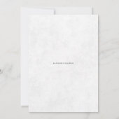 ミニマルQRコードヴィンテージ新聞写真結婚の セーブザデート (裏面)