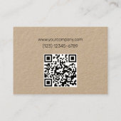 ミニマルQRコード撮影 名刺 (裏面)