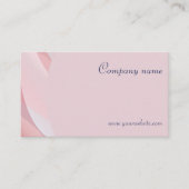 ミニマルQRコード淡い色のサンゴナース名刺 名刺 (正面)