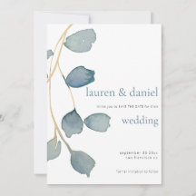 ミニマルQRダスティブルー結婚ズ