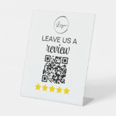 ミニマルQR離れレビュー事業 台座サイン (正面)