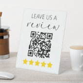 ミニマルQR離れレビュー事業 台座サイン (インサイチュ)