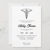 ミニマルRN卒業の招待状 招待状 (裏面)