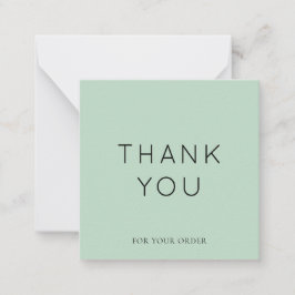 ミニマルSage Small Businessサンキューカード ノートカード