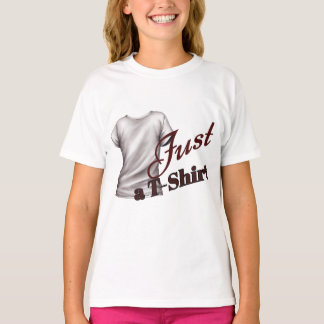 ミニマルTシャツデザイン- 「Just a T-Shirt」州 Tシャツ