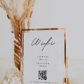 ミニマルWifiコード、QRコードWifi Connect 招待状