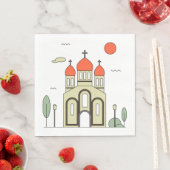 ミニマロシアのリスト正教会 スタンダードランチョンナプキン (インサイチュ)