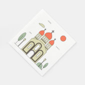 ミニマロシアのリスト正教会 スタンダードランチョンナプキン (角)