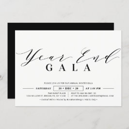 ミニマ企業のリスト年終了ガラ、新年 招待状