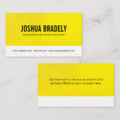 ミニマ企業のリスト2トーン 名刺 (正面/裏面)