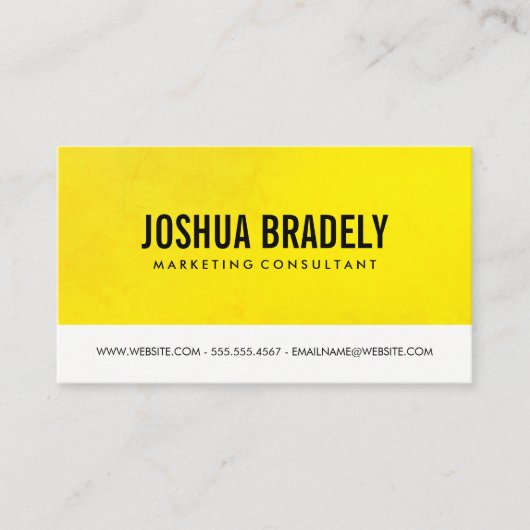 ミニマ企業のリスト2トーン 名刺 (正面)