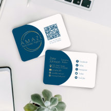 ミニマ実在リストエステートエージェントQRコード名刺