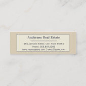 ミニマ実在リストエステート📸写真テンプレート事業 スキニー名刺 (裏面)