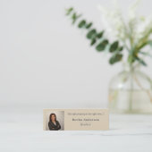 ミニマ実在リストエステート📸写真テンプレート事業 スキニー名刺 (スタンド正面)