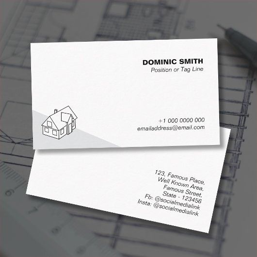 ミニマ実在リストエステート、ホームサービスプロバイダDP7 名刺